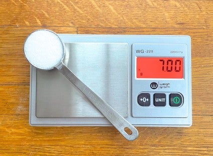 Homemade gram clearance scale